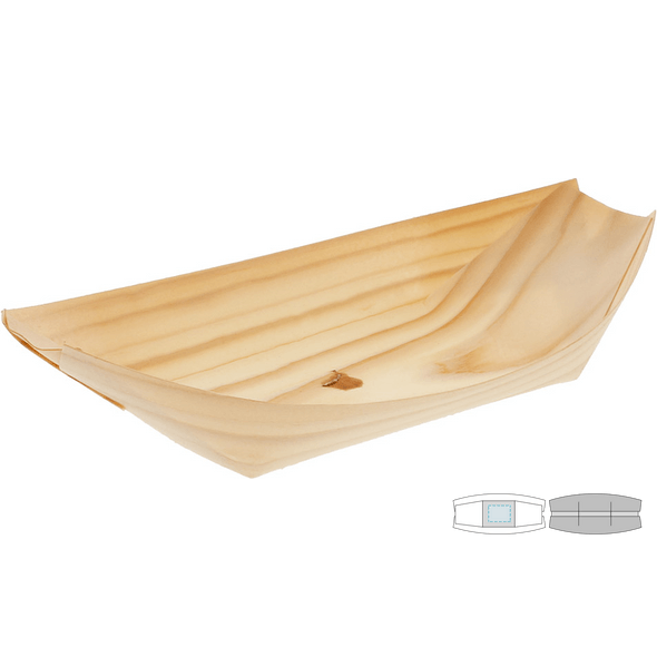 Boat-shaped pine bark boats